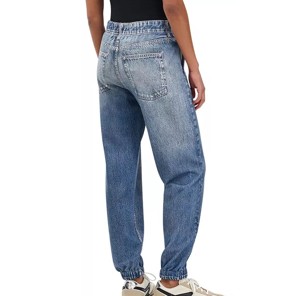 Rag & Bone rb Miramar Jogger Sweatpants Jeans Blue Elastic Waist Ankle Size M - Picture 11 of 13